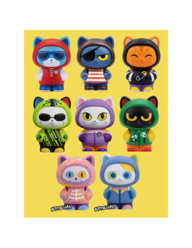 SOBRES SQUISHY STRAY CATS URBAN CATS, EXP 8 UDS