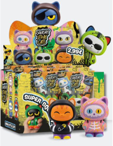 SOBRES SQUISHY STRAY CATS URBAN CATS, EXP 8 UDS