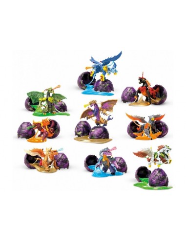 HUEVO BREAKOUT BEASTS SERIE 4, EXPO 9 UNIDADES