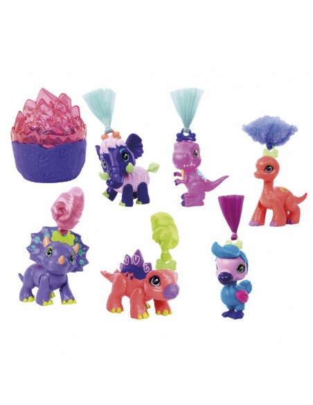 HUEVO CAVE CLUB DINO BABY CRYSTALS  EXPOSITOR 8 UNIDADES