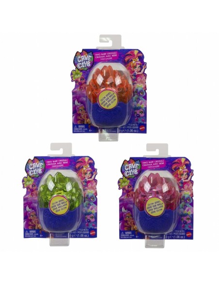 HUEVO CAVE CLUB DINO BABY CRYSTALS  EXPOSITOR 8 UNIDADES