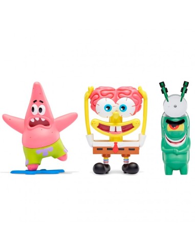 BLISTER FIGURAS BOB ESPONJA , CAJA 6 UNIDADES