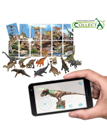 SOBRES MYSTERY DINOSAURIOS VIRTUAL SERIE 1, EXPO 24 UNIDADES