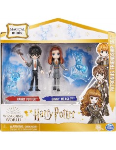BLISTER HARRY POTTER MAGICAL MINIS , PACK HARRY Y GINNY, CAJ
