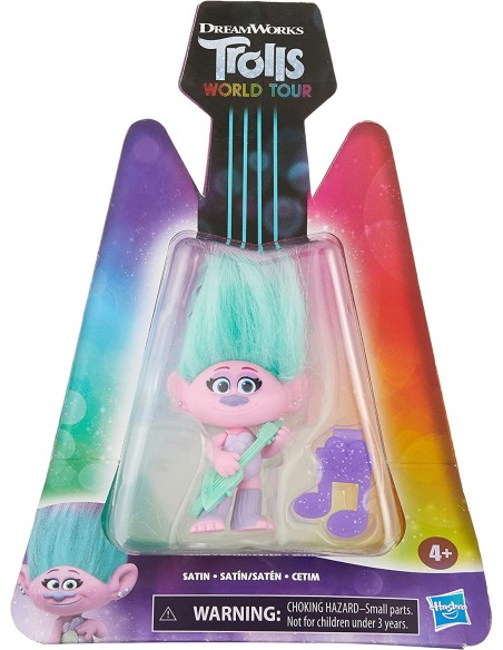 FIGURA DREAMWORKS TROLLS WORLD TOUR, CAJA 8 UND , 6 CM