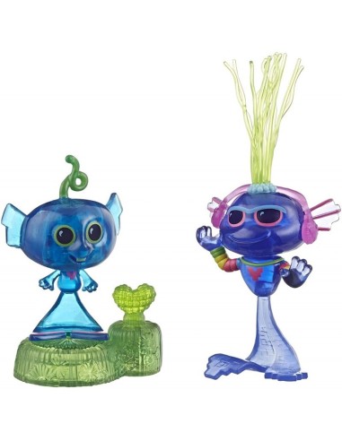 PACK 2 UDS FIGURAS TROLLS WORLD TOUR , CAJA DE...