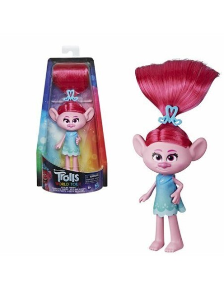 MUÑECA TROLLS WORLD TOUR , CAJA  4 UDS