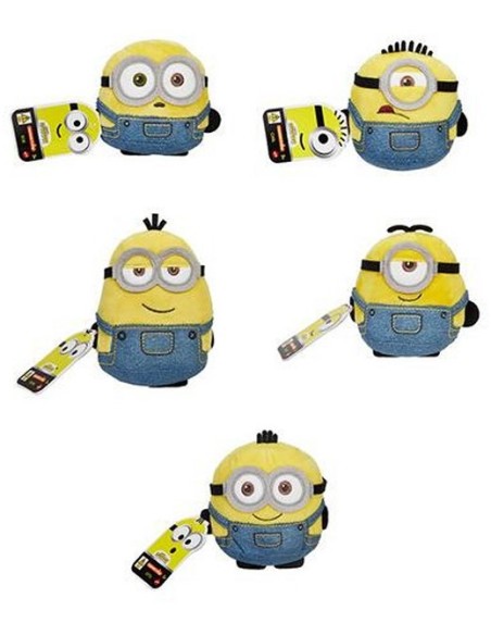 PELUCHES MINIONS SQUEEZE & SONIDO, EXP 15 UDS
