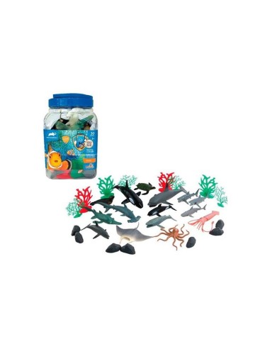 SET DE 30 PIEZAS ANIMALES DEL OCEANO